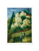 Moshe Castel - Village Around Jerusalem Original Lithograph