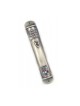 Pewter Mezuzah Case Arrival and Departure Blessing... | Pewter Mezuzah