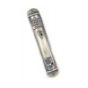 Pewter Mezuzah Case Arrival and Departure Blessing... | Pewter Mezuzah