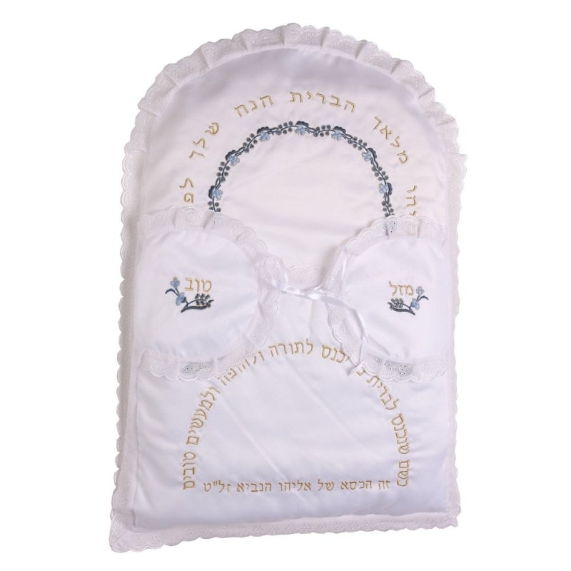 Rikmat Elimelech Floral Bris Pillow - Variety of Colors