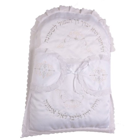 Rikmat Elimelech Swirls Bris Pillow - Variety of Colors