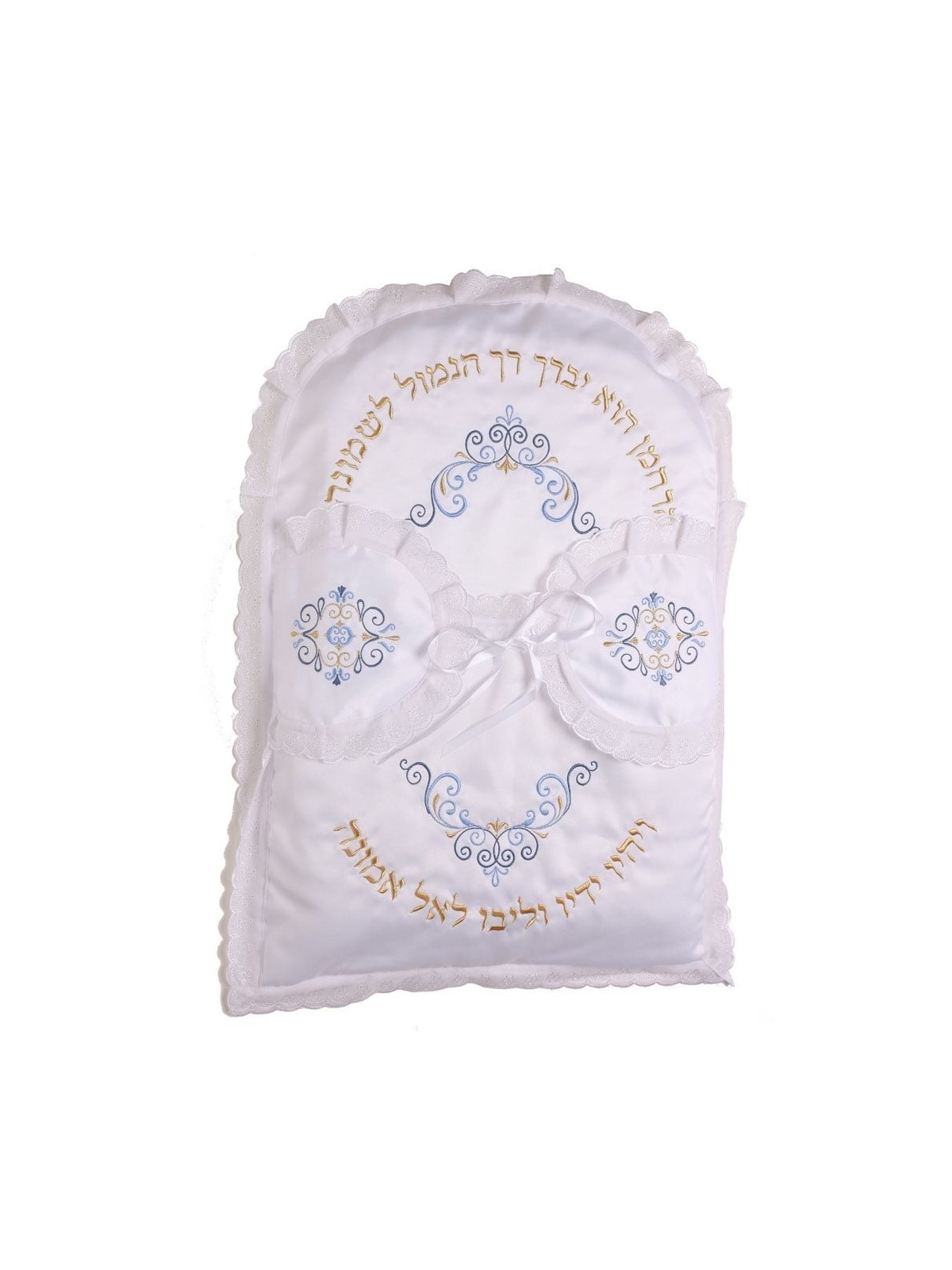 Rikmat Elimelech Swirls Bris Pillow - Variety of Colors