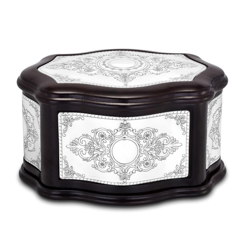 Hazorfim Silver-Plated Etrog Box