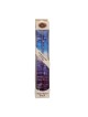 Handcrafted Designer Dipped Taper Shabbat Candles - Purple and Blue