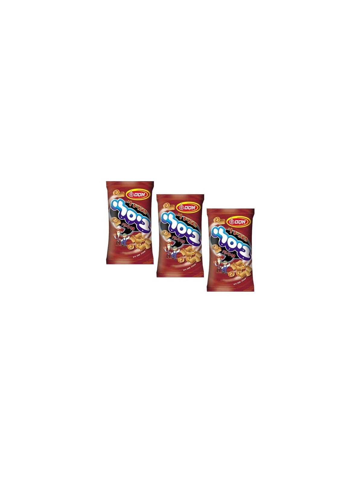 3 Osem BBQ flavoured Bissli (large)