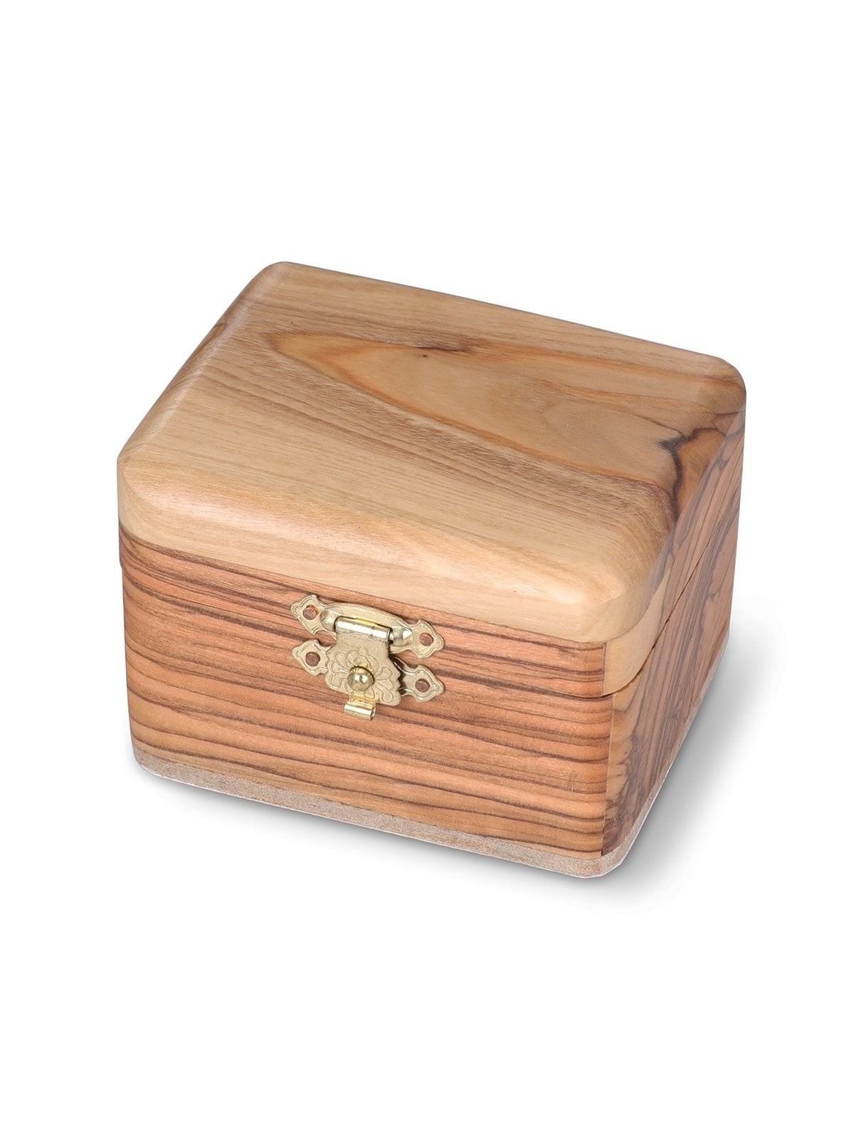 Small Olive Wood Jewelry Box