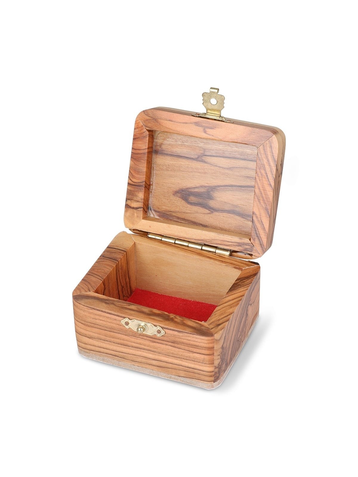Small Olive Wood Jewelry Box