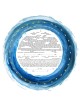 Ruth Rudin Personalized 'Flowing Love' in Blue Ketubah