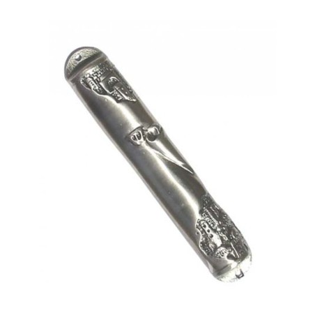 Antique Pewter Mezuzah | Pewter Mezuzah