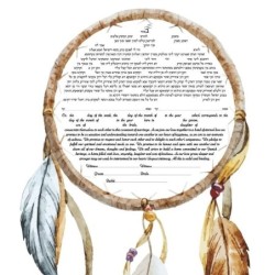 Ruth Rudin Dream-Catcher Personalized Ketubah