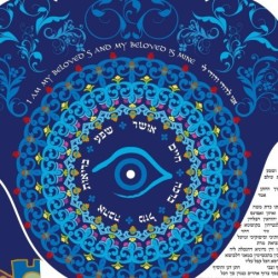 Ruth Rudin Seven Blessings Hamsa Personalized Ketubah
