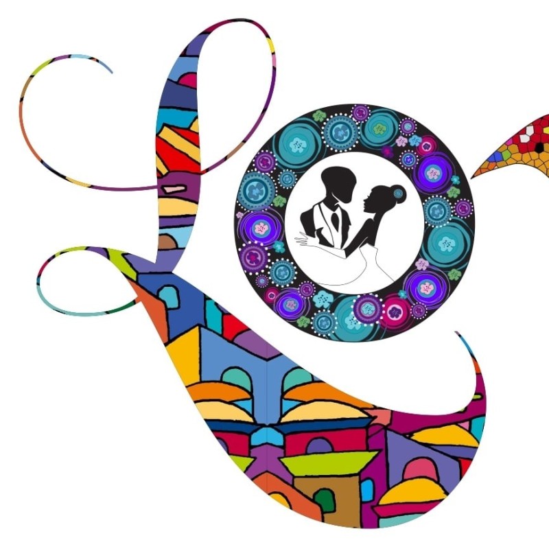 Ruth Rudin Colorful 'Love' Personalized Ketubah