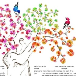 Ruth Rudin Four Seasons Personalized Ketubah