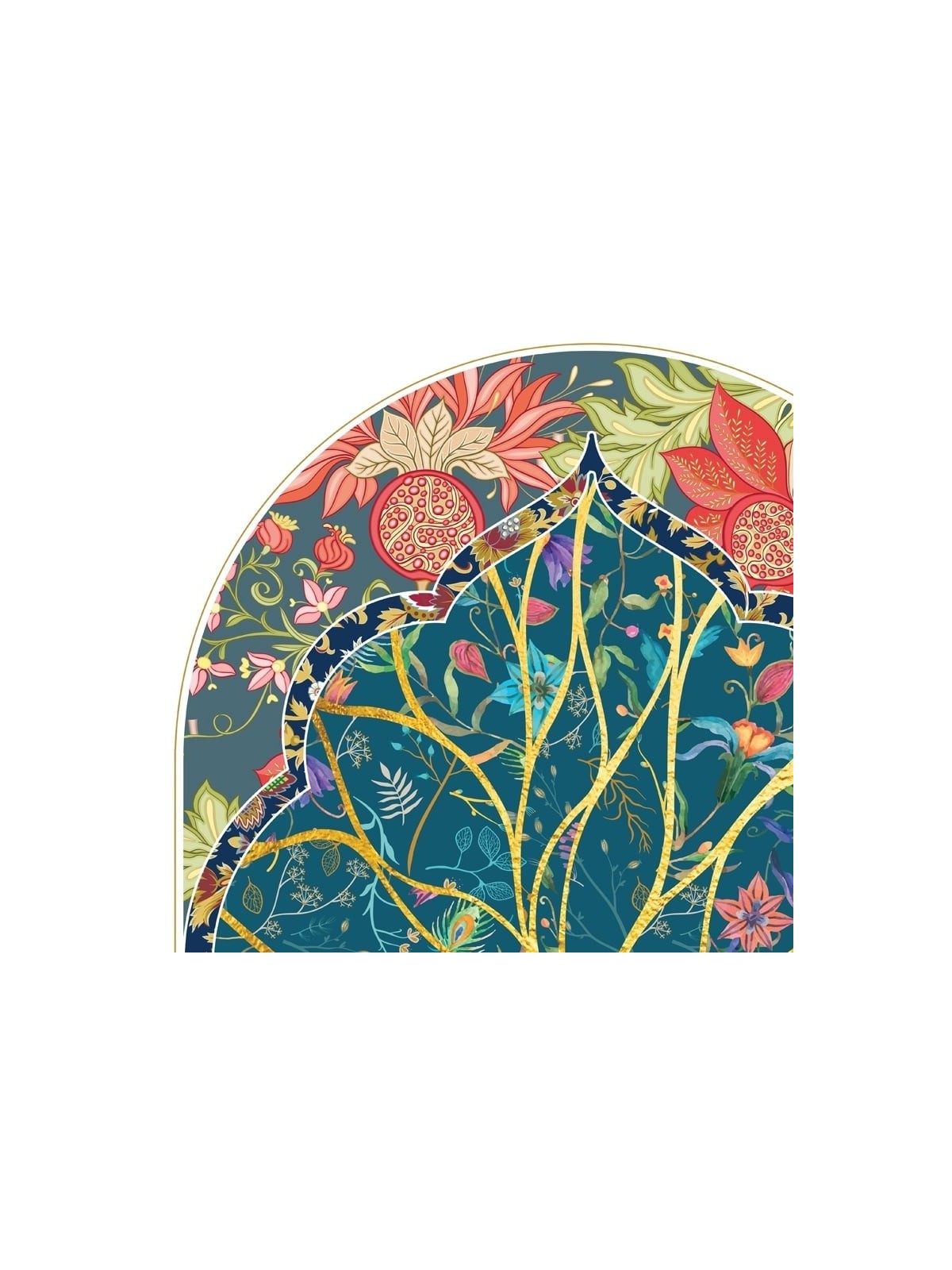 Ruth Rudin 'Gate of Love' Personalized Floral Ketubah