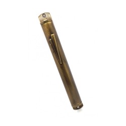 Golden Pewter Mezuzah | Pewter Mezuzah