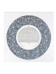 David Fisher Paper-Cut Round Ornament Floral Pattern Personalized Ketu