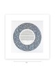 David Fisher Paper-Cut Round Ornament Floral Pattern Personalized Ketu