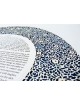 David Fisher Paper-Cut Round Ornament Floral Pattern Personalized Ketu