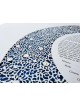 David Fisher Paper-Cut Round Ornament Floral Pattern Personalized Ketu