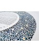 David Fisher Paper-Cut Round Ornament Floral Pattern Personalized Ketu