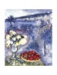 Lithographie Marc Chagall numérotée en édition limitée - Fruits Et Fleurs De