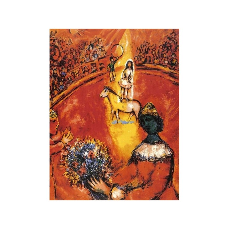 Limited Edition Numbered Marc Chagall Lithograph - The Circus