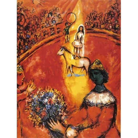 Limited Edition Numbered Marc Chagall Lithograph - The Circus