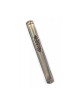 Pewter Mezuzah with center stylized design | Pewter Mezuzah
