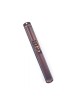 Rounded Bronze Pewter Mezuzah Case with Divine Nam... | Pewter Mezuzah