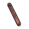 Round Red Pewter Ben Porat Pewter Mezuzah | Pewter Mezuzah