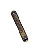 Round Yellow Pewter Ben Porat Pewter Mezuzah | Pewter Mezuzah