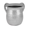 Netilat Yadayim Wash Cup with Hammered Finish Stainless... | Wash Cups