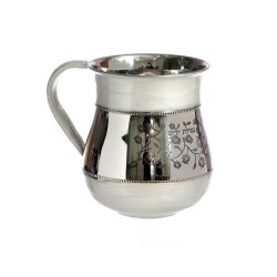 Stainless Steel Netilat Yadayim Wash Cup %96 Off White ... | Wash Cups
