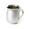 Stainless Steel Netilat Yadayim Wash Cup Wave Design Ivory | Wash Cups