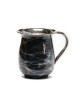 Aluminum Netilat Yadayim Wash Cup Black Marble Design | Wash Cups