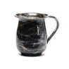 Aluminum Netilat Yadayim Wash Cup Black Marble Design | Wash Cups
