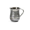 Wash Cup for Netilat Yadayim Silver and Black Horizonta... | Wash Cups