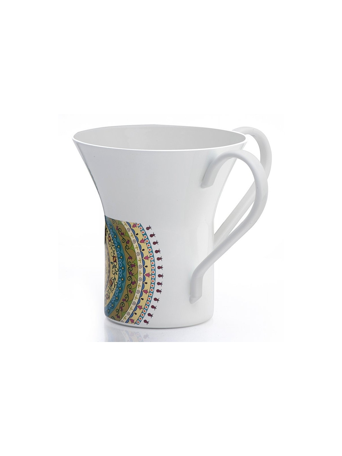 Dorit Judaica Netilat Yadayim Wash Cup Colorful Mandala... | Wash Cups