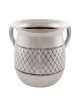 Stainless Steel Netilat Yadayim Wash Cup Silver with Di... | Wash Cups