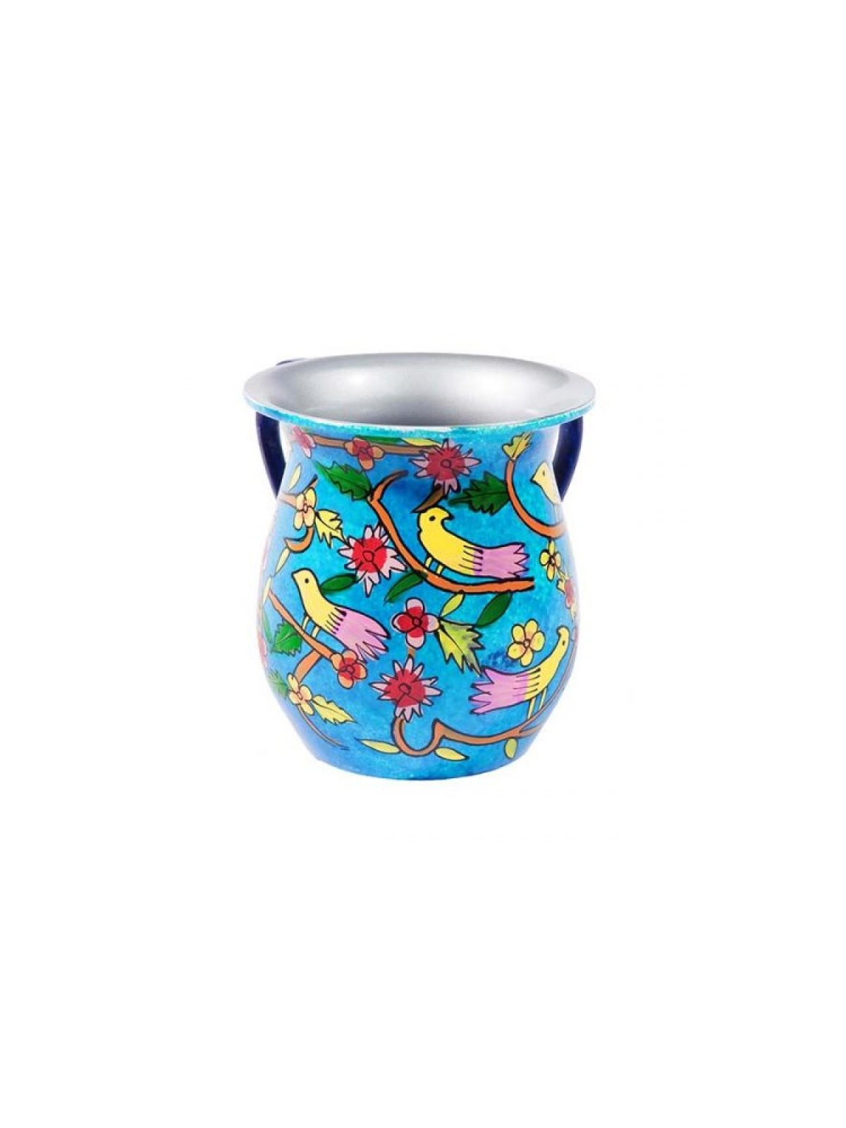 Yair Emanuel Metal Netilat Yadayim Wash Cup Nature Design | Wash Cups
