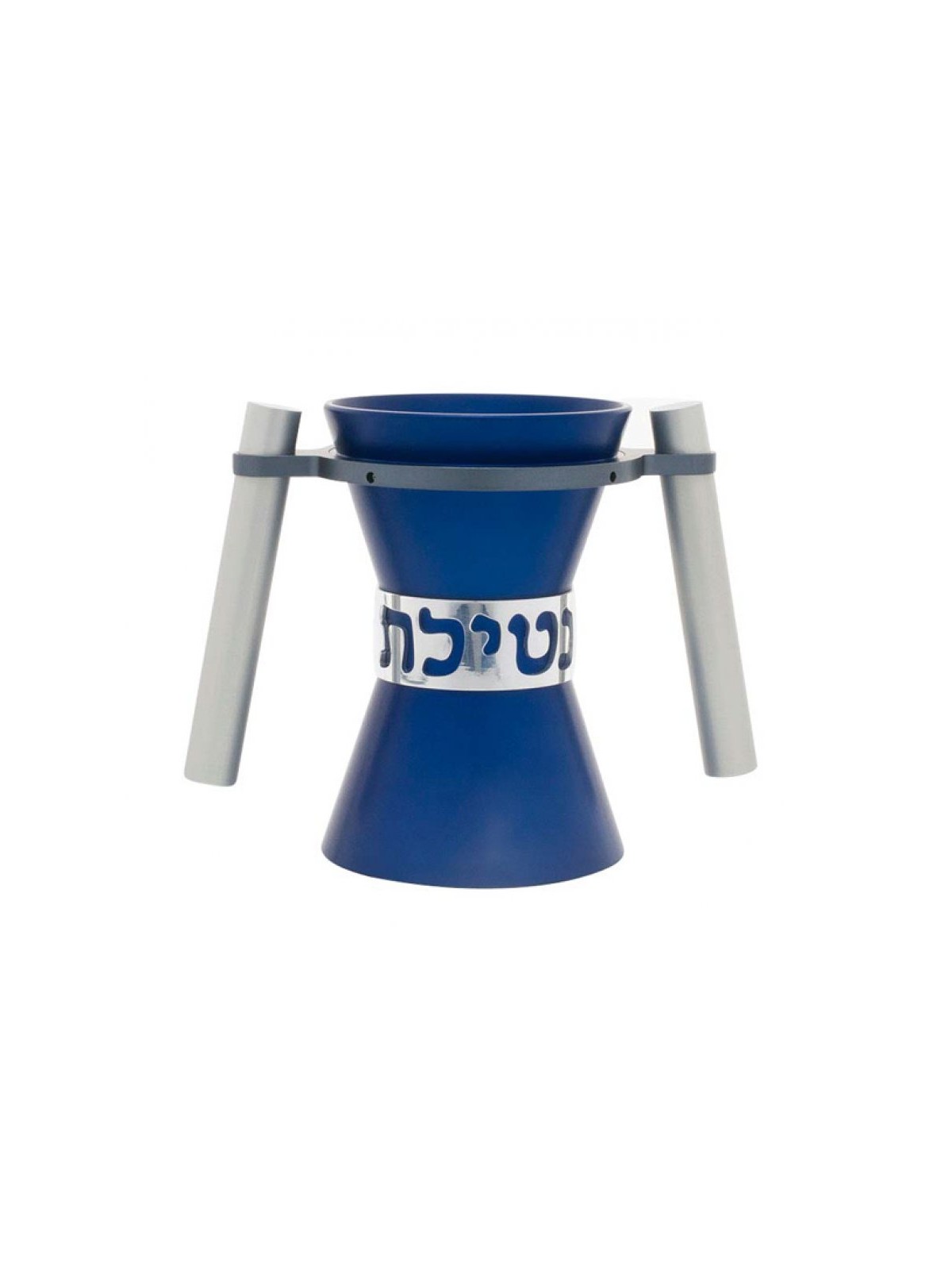 Avner Agayof Angular Anodized Aluminum Wash Cup Natla Blue | Wash Cups