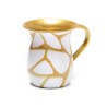 Stainless Steel Netilat Yadayim Wash Cup White and Gold... | Wash Cups