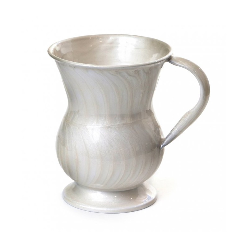 Stainless Steel Netilat Yadayim Wash Cup Hourglass Shap... | Wash Cups