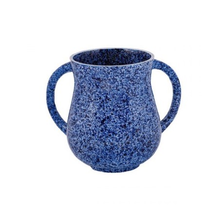 Yair Emanuel Faux Marble Netilat Yadayim Wash Cup Dark ... | Wash Cups