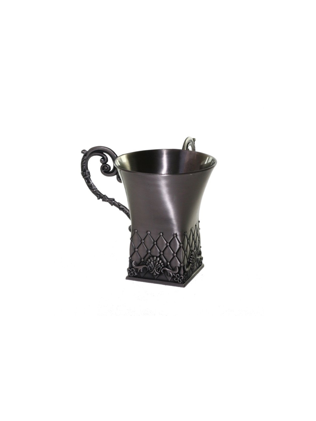 Pewter Netilat Yadayim Wash Cup Square Shape | Wash Cups