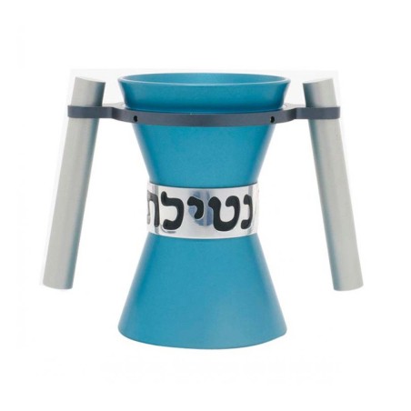 Avner Agayof Angular Anodized Aluminum Wash Cup Natla Teal | Wash Cups