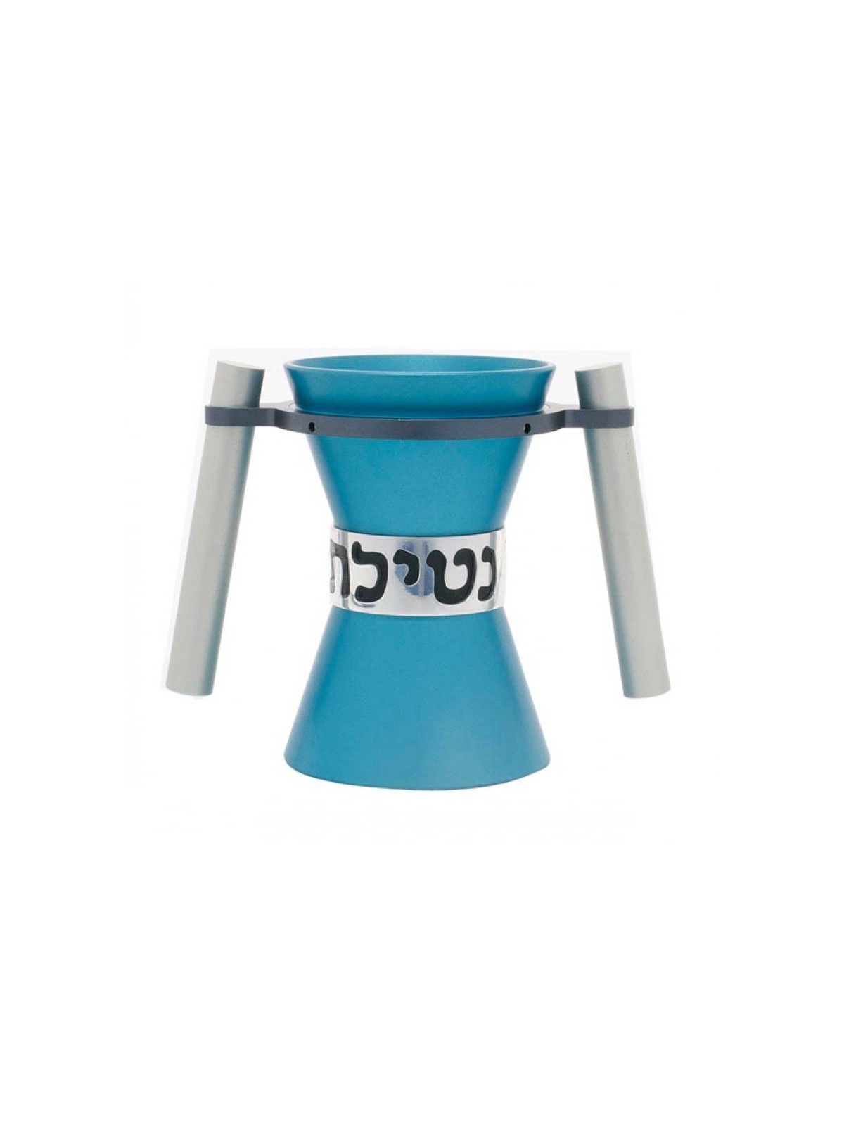 Avner Agayof Angular Anodized Aluminum Wash Cup Natla Teal | Wash Cups
