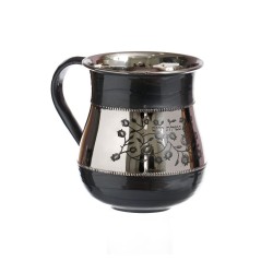 Stainless Steel Netilat Yadayim Wash Cup %96 Two Tone G... | Wash Cups