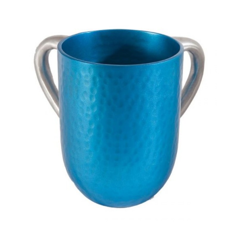 Yair Emanuel Hammered Aluminum Netilat Yadayim Wash Cup... | Wash Cups