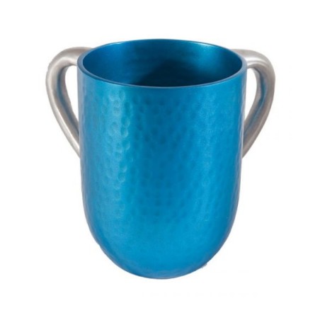 Yair Emanuel Hammered Aluminum Netilat Yadayim Wash Cup... | Wash Cups